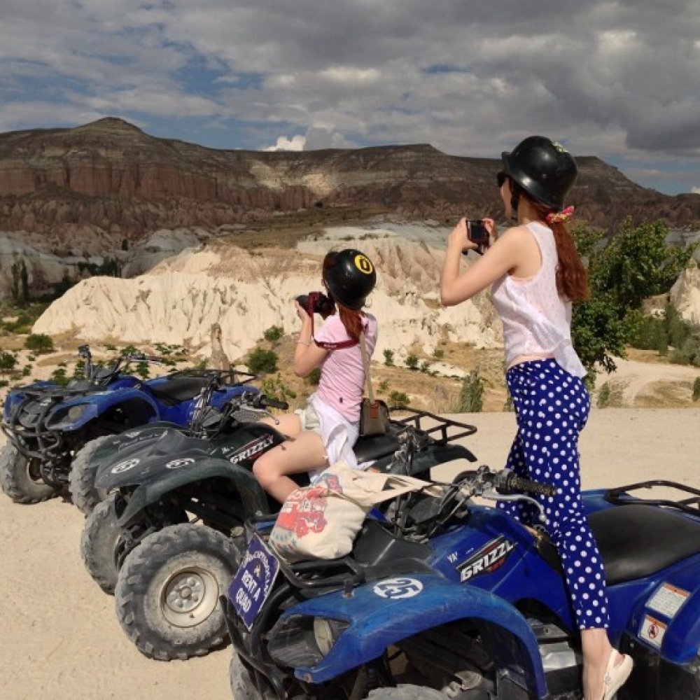 Cappadocia Sunrise Atv Tour With Balloons 2 Hours