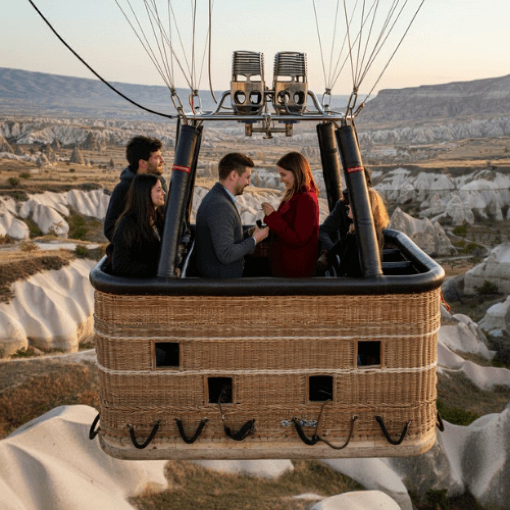 Kapadokya Balonda Evlilik Teklifi