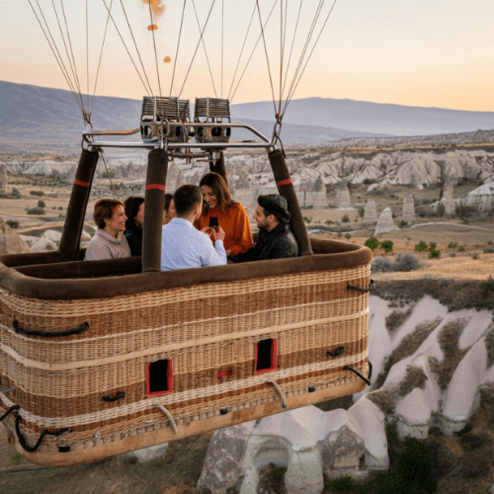 Kapadokya Balonda Evlilik Teklifi