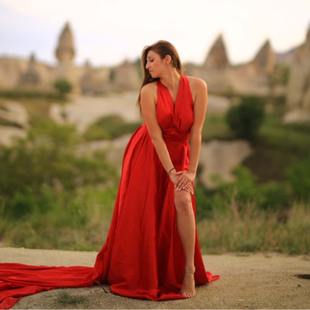 Kapadokya Güniçi Uçan Elbise Fotoğraf Çekimi