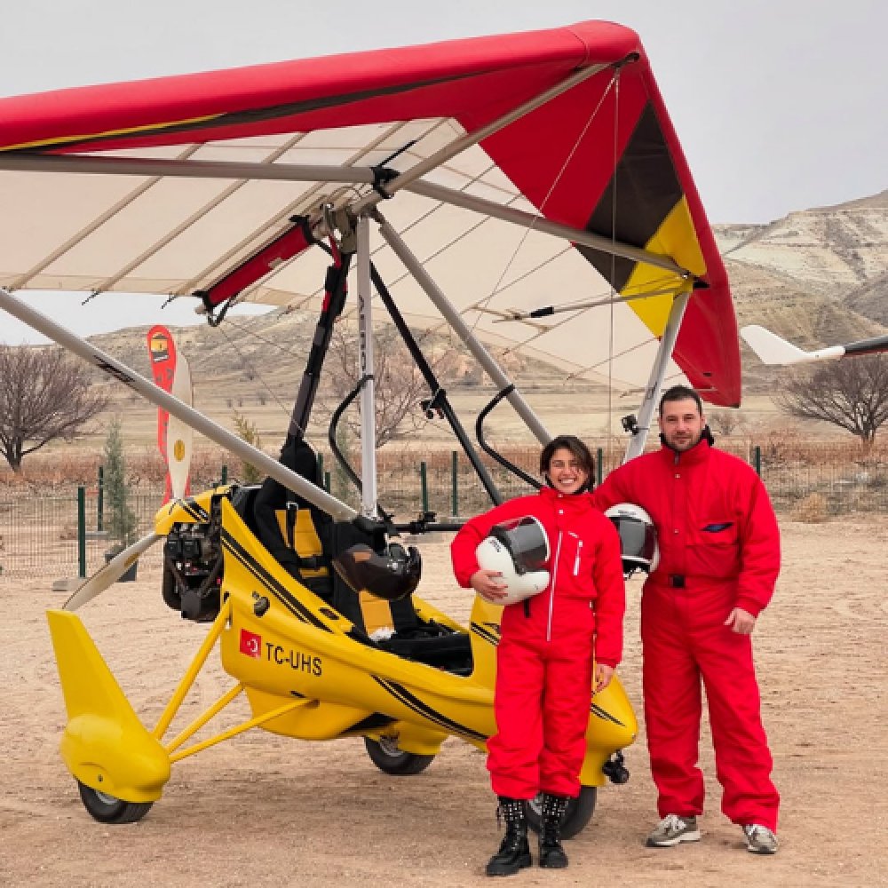 Kapadokya Microlight Turu Gün Doğumu Balonlarla