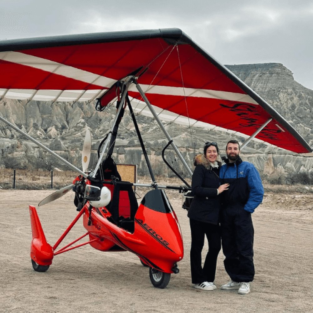Kapadokya Microlight Turu Delüks Gün Batımı ( Sun Set )