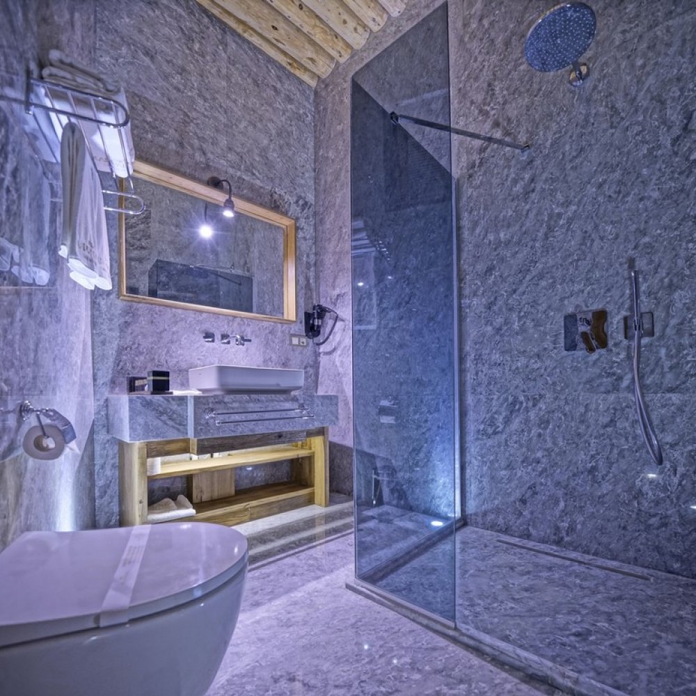 Kappadoks Cave Hotel Balkonlu Dublex Suite