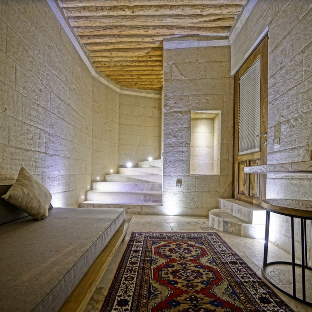 Kappadoks Cave Hotel Balkonlu Dublex Suite