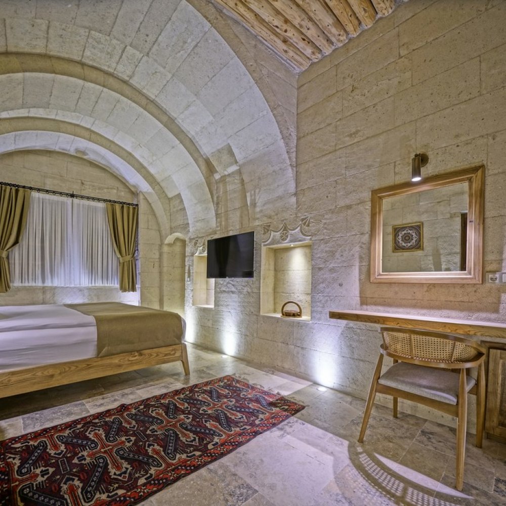 Kappadoks Cave Hotel Balkonlu Dublex Suite