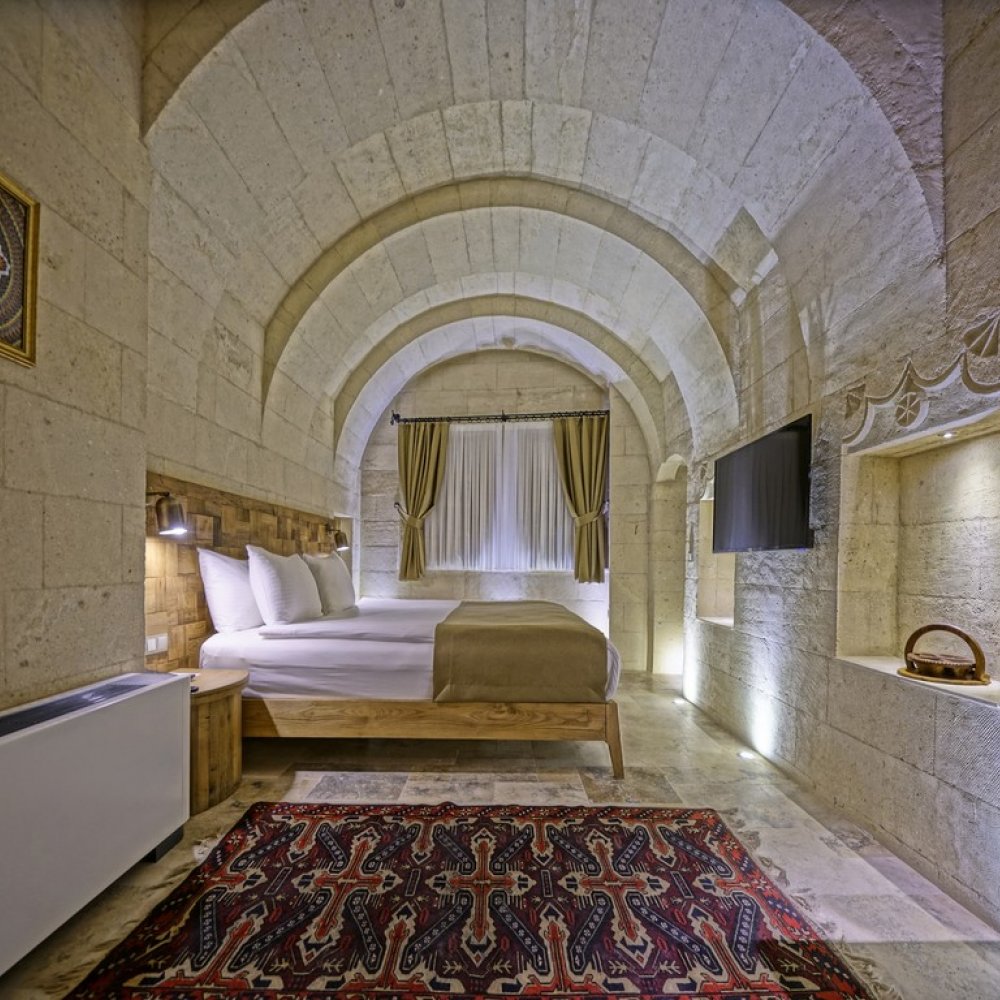 Kappadoks Cave Hotel Balkonlu Dublex Suite