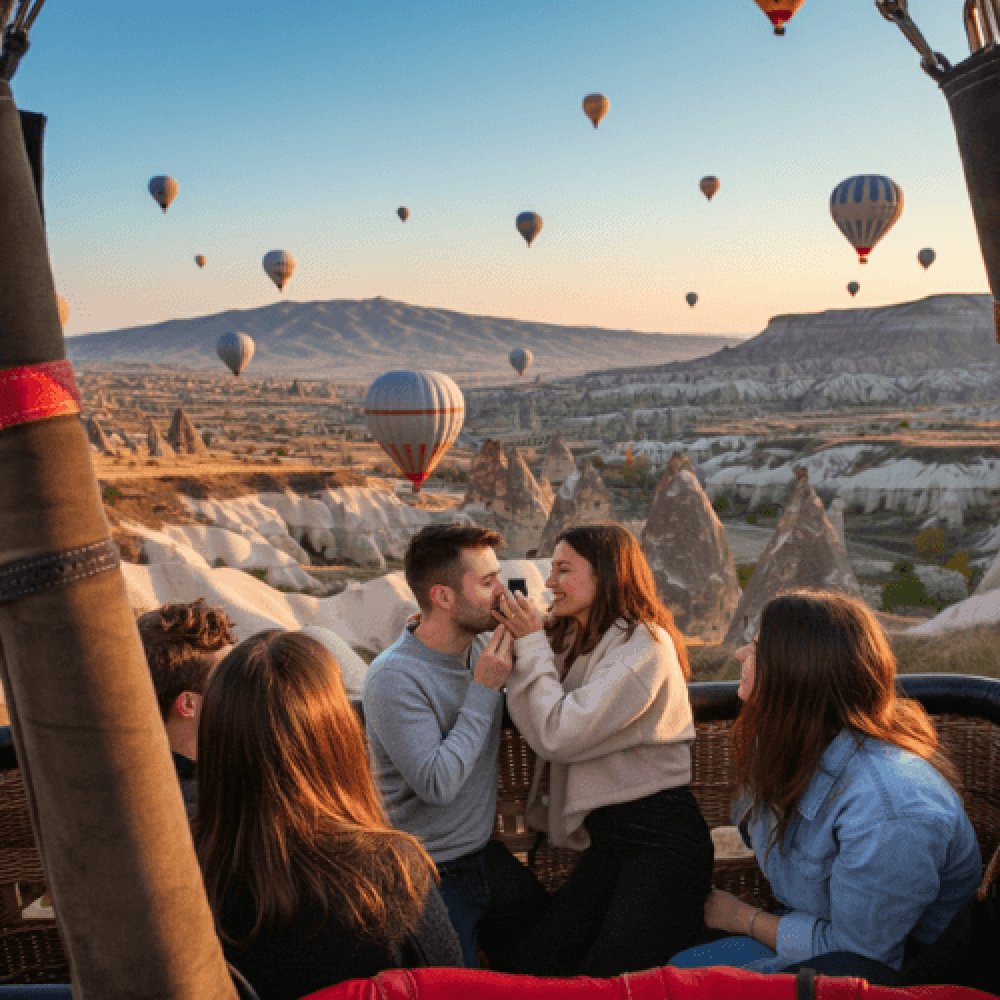 Uçan Balon Evlenme Teklifi