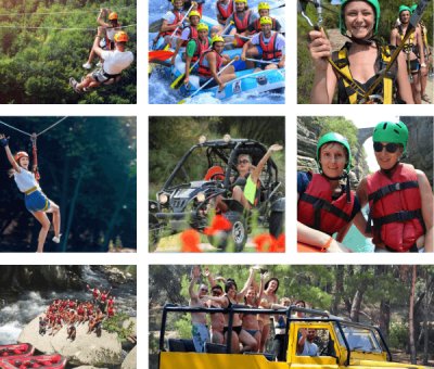 Combo Rafting Buggy (quad) Jeep Zipline