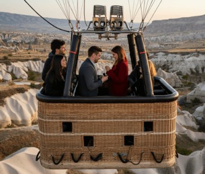 Kapadokya Balonda Evlilik Teklifi