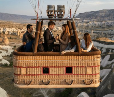 Kapadokya Balonda Evlilik Teklifi