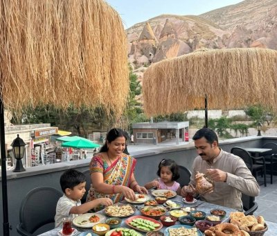 Kapadokya En İyi Kahvaltı Zelve Açık Hava Müzesi Terası