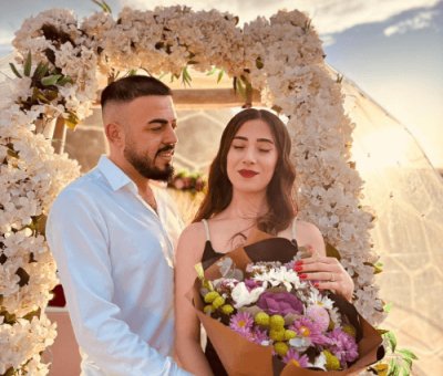 Kapadokya Gün Batımında Süper Evlilik Teklifi