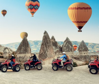 Kapadokya Gün Doğumu Balonlarla Atv Turu  2 Saat