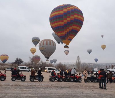 Kapadokya Gün Doğumu Balonlarla Atv Turu  2 Saat