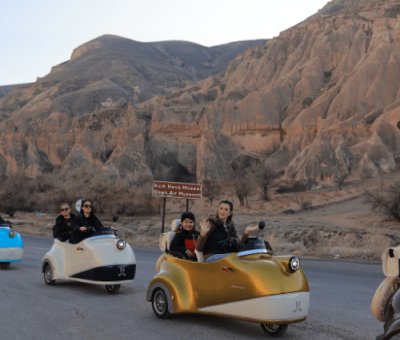 Kapadokya Gün Doğumu Balonlarla Nostaljik Trike Turu 2 Saat