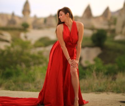 Kapadokya Güniçi Uçan Elbise Fotoğraf Çekimi