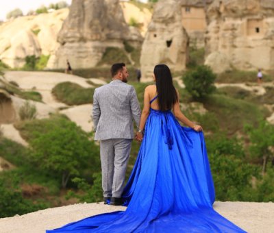 Kapadokya Güniçi Uçan Elbise Fotoğraf Çekimi