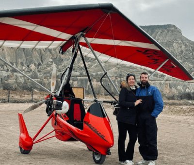 Kapadokya Microlight Turu Delüks Gün Batımı ( Sun Set )