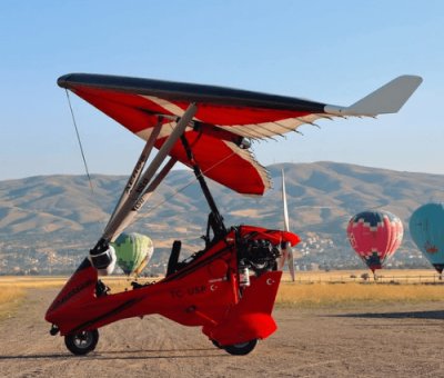 Kapadokya Microlight Turu Delüks Gün Batımı ( Sun Set )