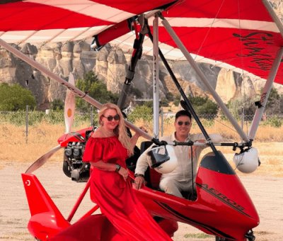 Kapadokya Microlight Turu Delüks Gün Batımı ( Sun Set )