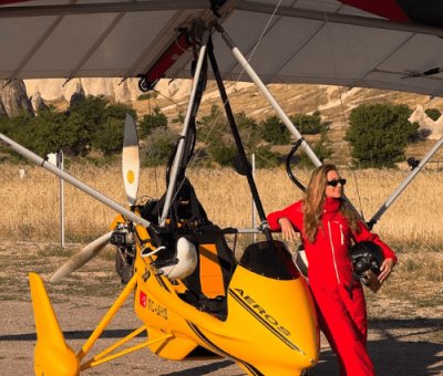 Kapadokya Microlight Turu Delüks Gün Batımı ( Sun Set )