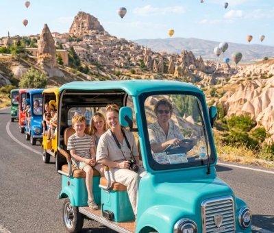 Kapadokya Nostaljik Elektrikli Araç Turu 1 Saat