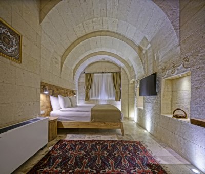 Kappadoks Cave Hotel Balkonlu Dublex Suite