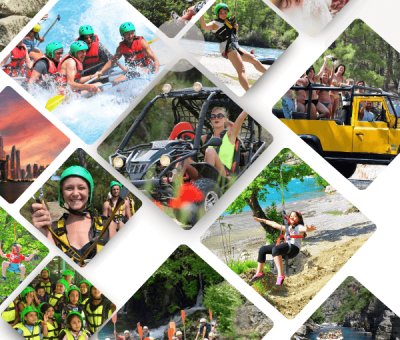 Süper Combo Rafting Jeep Safari Buggy (quad) Zipline Ve Balık Tutma
