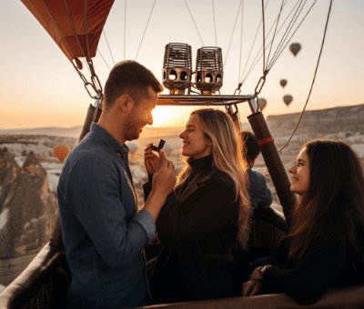 Uçan Balon Evlenme Teklifi
