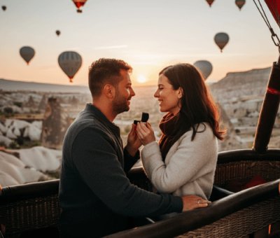 Uçan Balon Evlenme Teklifi
